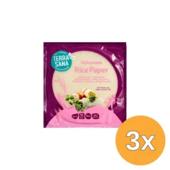3x TerraSana Rijstpapier bio (150 gr)