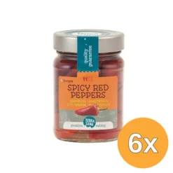 6x Terrasana Rode Pepers Spicy Bio (220 gr)