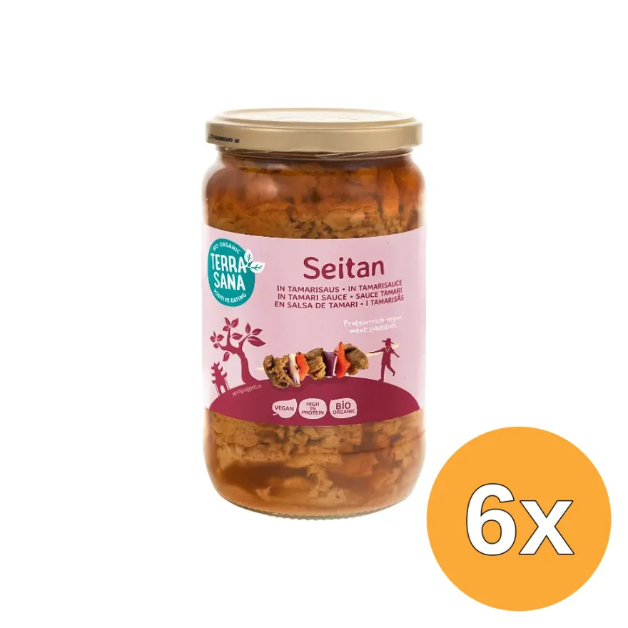 6x Terrasana Seitan In Tamarisaus Bio (700 gr)