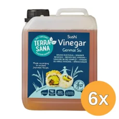 6x Terrasana Sushi-azijn (genmai Su) (2500 ml)