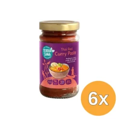 6x Terrasana Thaise Rode Currypasta Bio (120 gr)