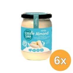 6x TerraSana Witte amandelpasta bio (500 gr)