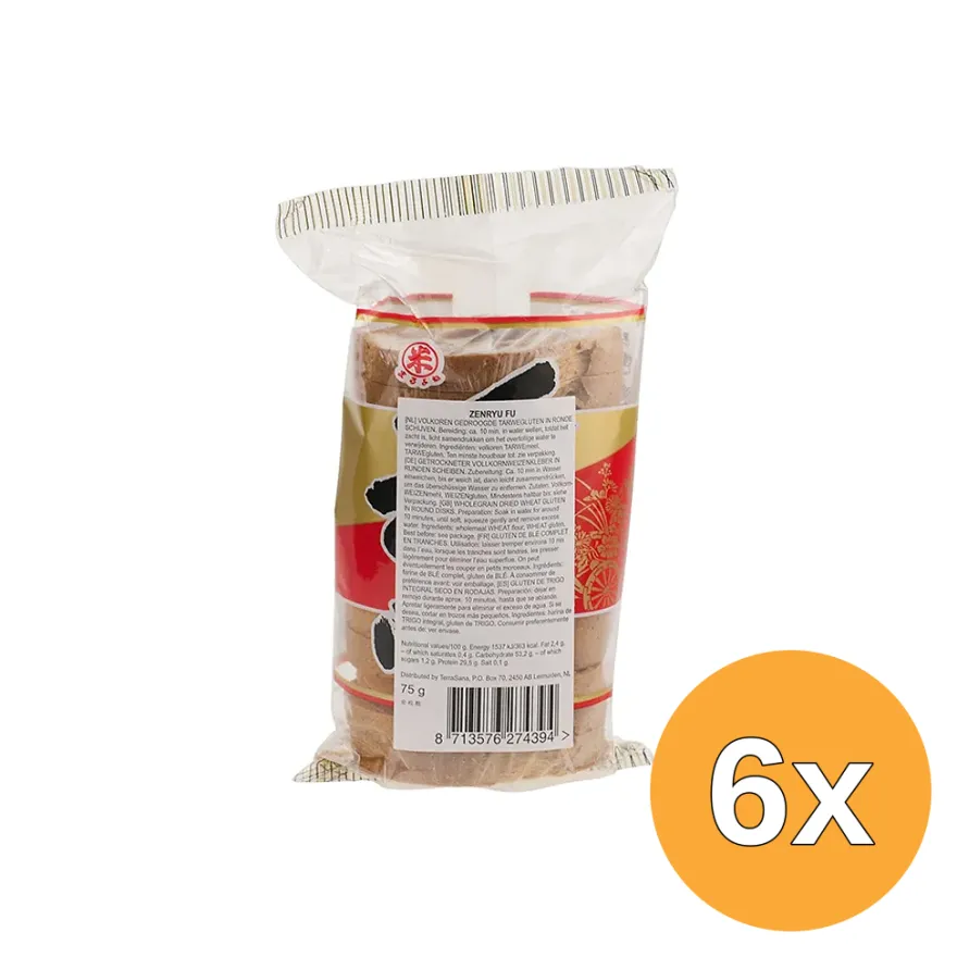 6x Terrasana Zenryu Fugrote Rondjes (75 gr)