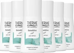 6x Therme Deospray anti-transpirant sensitive (75 ml)