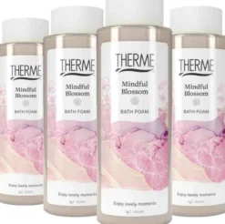 4x Therme Mindfull Blossom Bath Foam (500 ml)