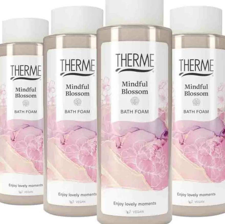 4x Therme Mindfull Blossom Bath Foam (500 ml)