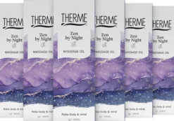 6x Therme Zen by night massage oil (125 ml)