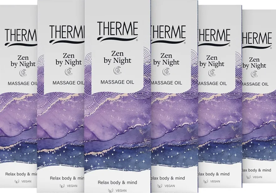 6x Therme Zen by night massage oil (125 ml)