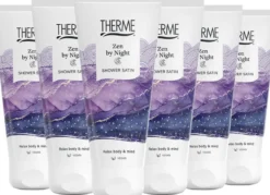 6x Therme Zen by night shower satin (200 ml)