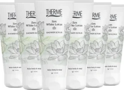 6x Therme Zen White lotus shower scrub (200 ml)