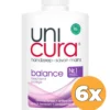 6x Unicura Zeep Vloeibaar Balance Navul (6 x 250 ml)