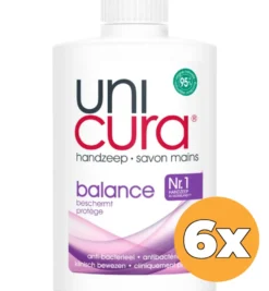 6x Unicura Zeep Vloeibaar Balance Navul (6 x 250 ml)