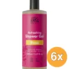 6x Urtekram Douchegel rozen (500 ml)