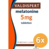 6x Valdispert Melatonine 5Mg (30 tabletten)