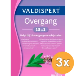 3x Valdispert Overgang 10 in 1 (60 capsules)