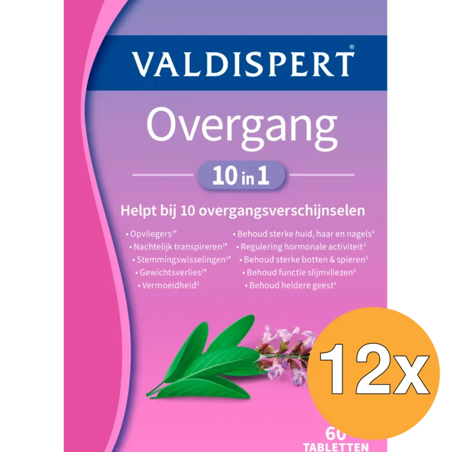 12x Valdispert Overgang 10 in 1 (60 capsules)