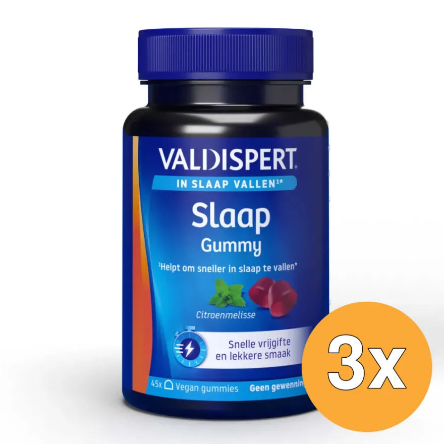 3x Valdispert Slaap Gummy (45 Vega Gummies)