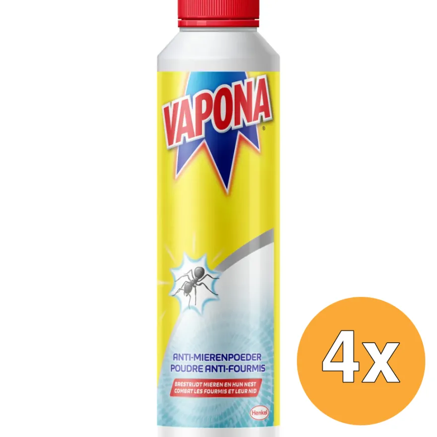 4x Vapona Anti Mieren Poeder (150 gr)