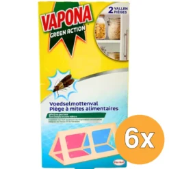 6x Vapona Green Voedselmottenval (2 stuks)