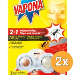 2x Vapona Mierenlokdoos Dubbel (2 stuks)