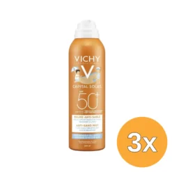 3x Vichy Capital Soleil Anti-sand Mist Children Sensitive SPF50+ (200 ml)