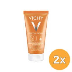 2x Vichy Capital Soleil Dry Touch Zonnecrème SPF50 (50 ml)