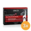 3x Vichy Dercos Aminexil Ampullen voor Mannen met Haarverlies (21 stuks)