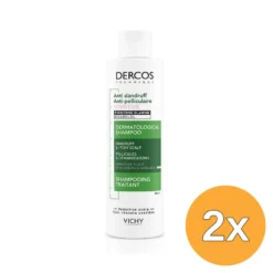 2x Vichy Dercos Anti-roos Shampoo Sensitive (200 ml)