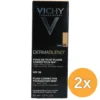 2x Vichy Dermablend Corrigerende Foundation 35 Sand (30 ml)