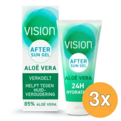 3x Vision Aftersun Aloe Vera Gel (180 ml)