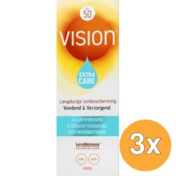 3x Vision Extra Care SPF50 (180 ml)