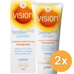 2x Vision Sensitive++ Expert SPF30 (180 ml)