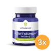 3x Vitakruid Actief Foliumzuur Quatrefolic® 5-MTHF 400 mcg (90 tabletten)