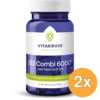 2x Vitakruid B12 Combi 6.000® met Actief Folaat Vitamine (60 smelttabletten)