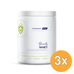 3x Vitakruid Beauty Whey Protein met 5 gr Collageen Solugel® (675 gr)
