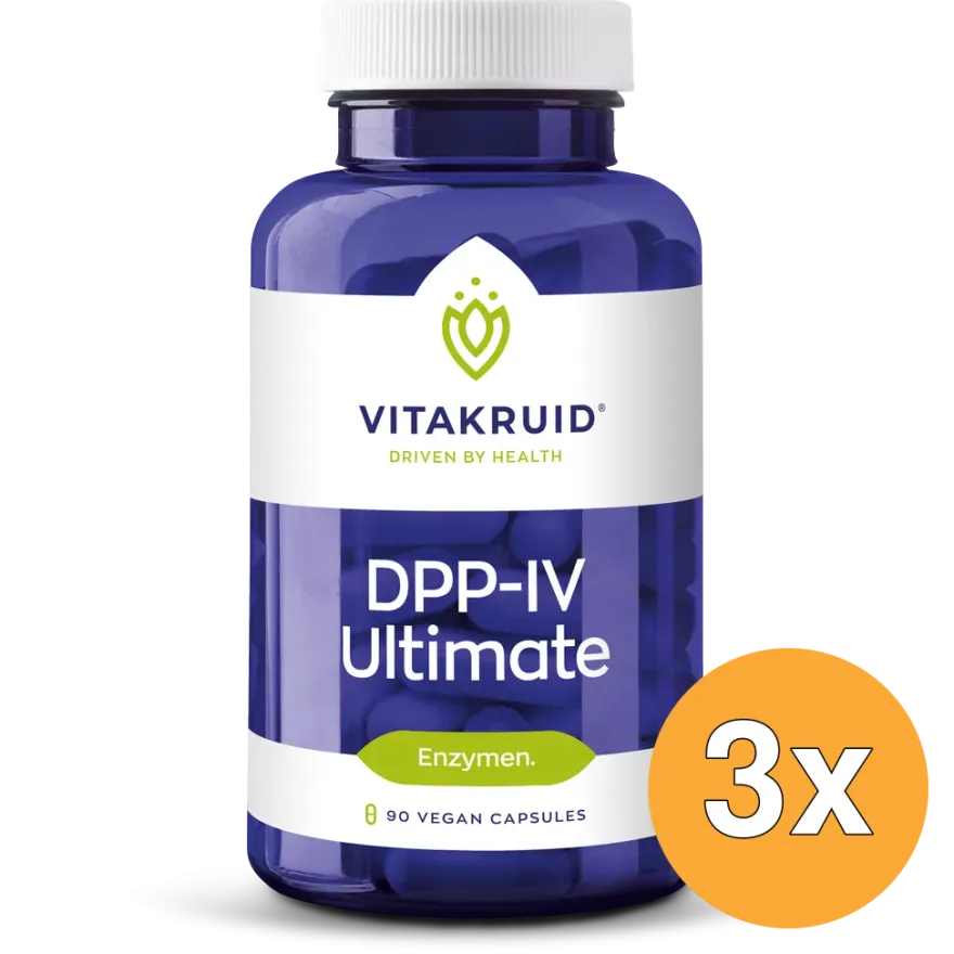 3x Vitakruid DPP-IV Ultimate Biocore® Optimum Complete Enzymen (90 vega capsules)