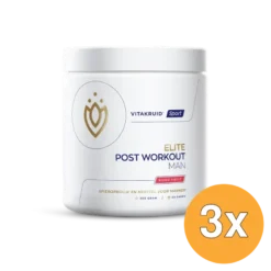 3x Vitakruid Elite Post Workout Man BCAA 4:1:1 & Elektrolyten (360 gr)