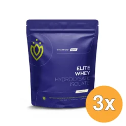 3x Vitakruid Elite Whey Protein 50% Hydrolysate 50% Isolate – Vanille (990 gr)