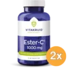 2x Vitakruid Ester-C® Vitamine C 1000 Flavonoïden Rozenbottel (90 tabletten)