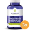 3x Vitakruid Gebufferde Vitamine C (180 vega capsules)