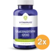 2x Vitakruid Glucosamine Sulfaat 2 KCI 1200mg (120 tabletten)