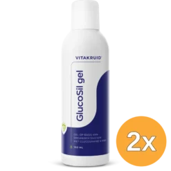 2x Vitakruid GlucoSil Glucosamine Chondroitine MSM Silicium Gel (150 ml)