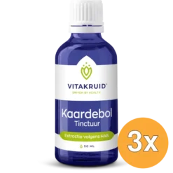3x Vitakruid Kaardebol Wortel Tinctuur Extractie volgens HAB (50 ml)