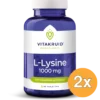 2x Vitakruid L-Lysine 1000mg met Vitamine C (90 tabletten)