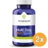 2x Vitakruid Multi Dag Man Sport 100% Vegan (90 tabletten)