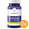 2x Vitakruid Multi Dag Man Sport 100% Vegan (30 tabletten)