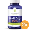2x Vitakruid Multi Dag Man 100% Vegan (90 tabletten)