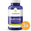 3x Vitakruid Multi Dag Vrouw 100% Vegan (90 tabletten)