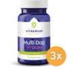 3x Vitakruid Multi Dag Vrouw 100% Vegan (30 tabletten)
