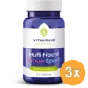 3x Vitakruid Multi Nacht Vrouw Sport 100% Vegan (30 tabletten)